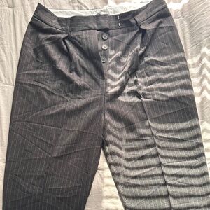 Pinstripe Trousers
